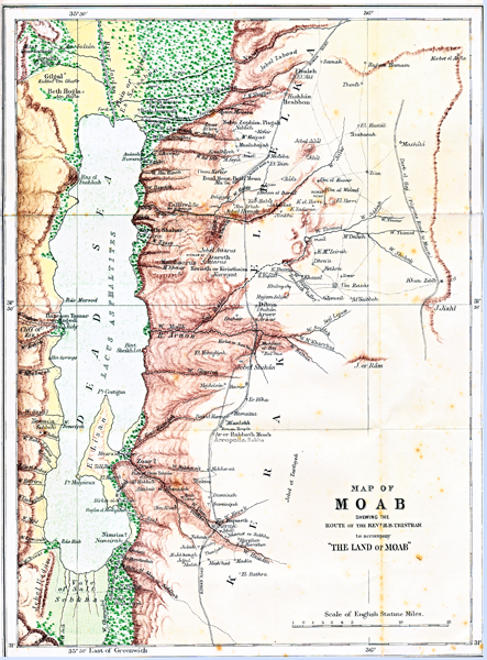 Map of Moab