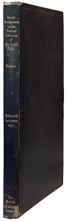 William Barron Stevenson [1869-1954], The Poem of Job. A Literary Study with a New Translation. The Schweich Lectures of the British Academy 1943